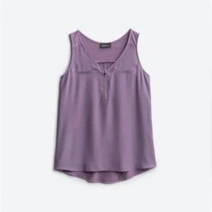 🌺 Dusty Purple V-neck Tank- like new